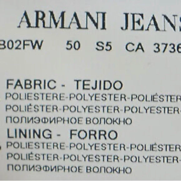 ARMANI JEANS OMBRE PUFFER WOMAN JACKET SIZE 6 - Picture 8 of 12